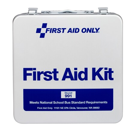 First Aid Only Unitized Metal Bus First Aid Kit for 50 Person 991